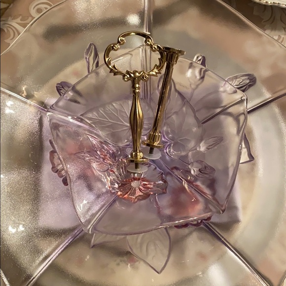 Mikasa 2 tier tidbit server 10 1/2 “ Walther Glas” - Picture 2 of 4